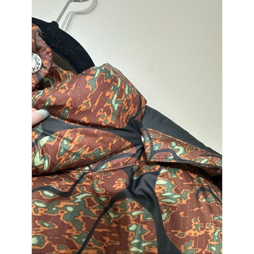 NWOT The North Face Printed 71 Sierra Down Short Hooded Puffer Jacket Women’s XS - Picture 13 of 14